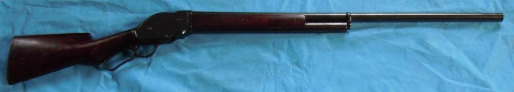 Winchester 1887 10 gauge lever action shotgun.