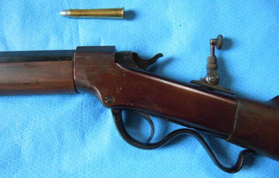 Good Marlin Ballard rifle in 32/40 calibre